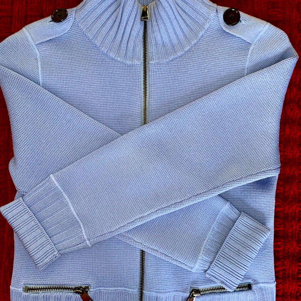 Blue sweater !!